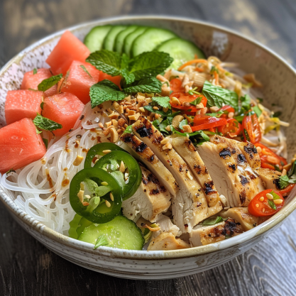 Lemongrass Vermicelli Salad