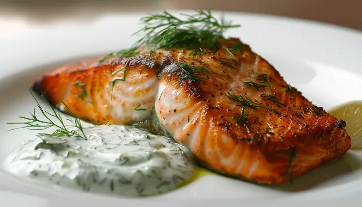 Creamy Dill Sauce for Salmon