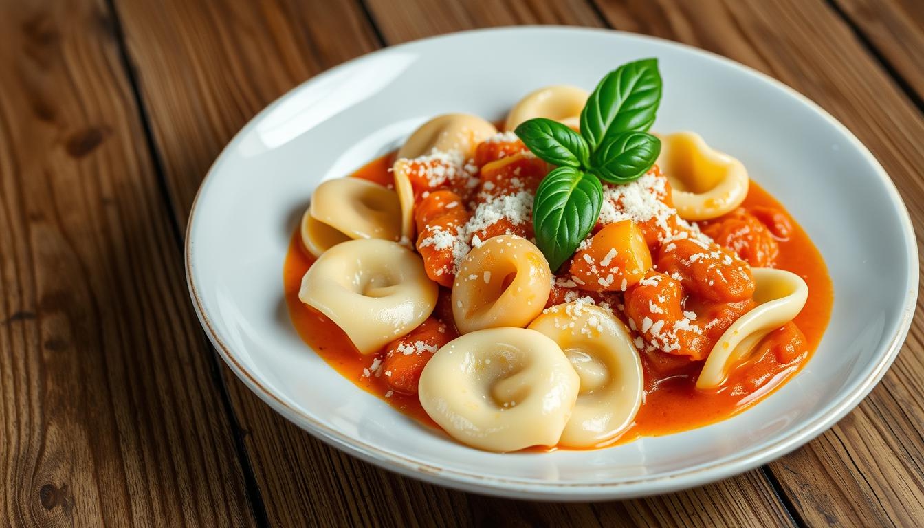 Do Italians eat tortellini with sauce?