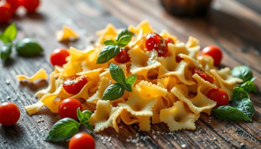 What is the English name for farfalle?